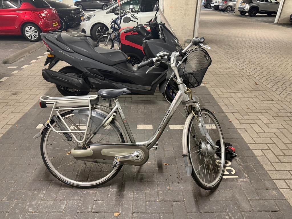 Gazelle | Dames Fiets | Elektrische Fiets | Innergy Orange, Gebruikt, 47 tot 50 cm, Versnellingen, Ophalen of Verzenden