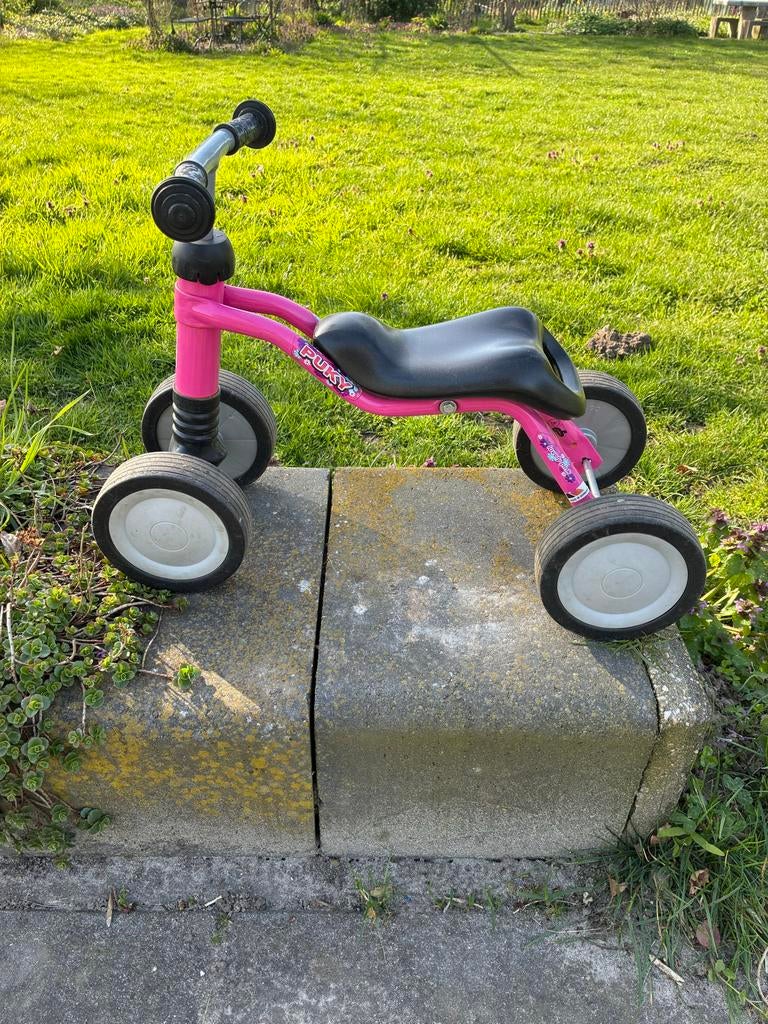 Puky loopfietsje roze, Ophalen of Verzenden, Gebruikt, Minder dan 16 inch