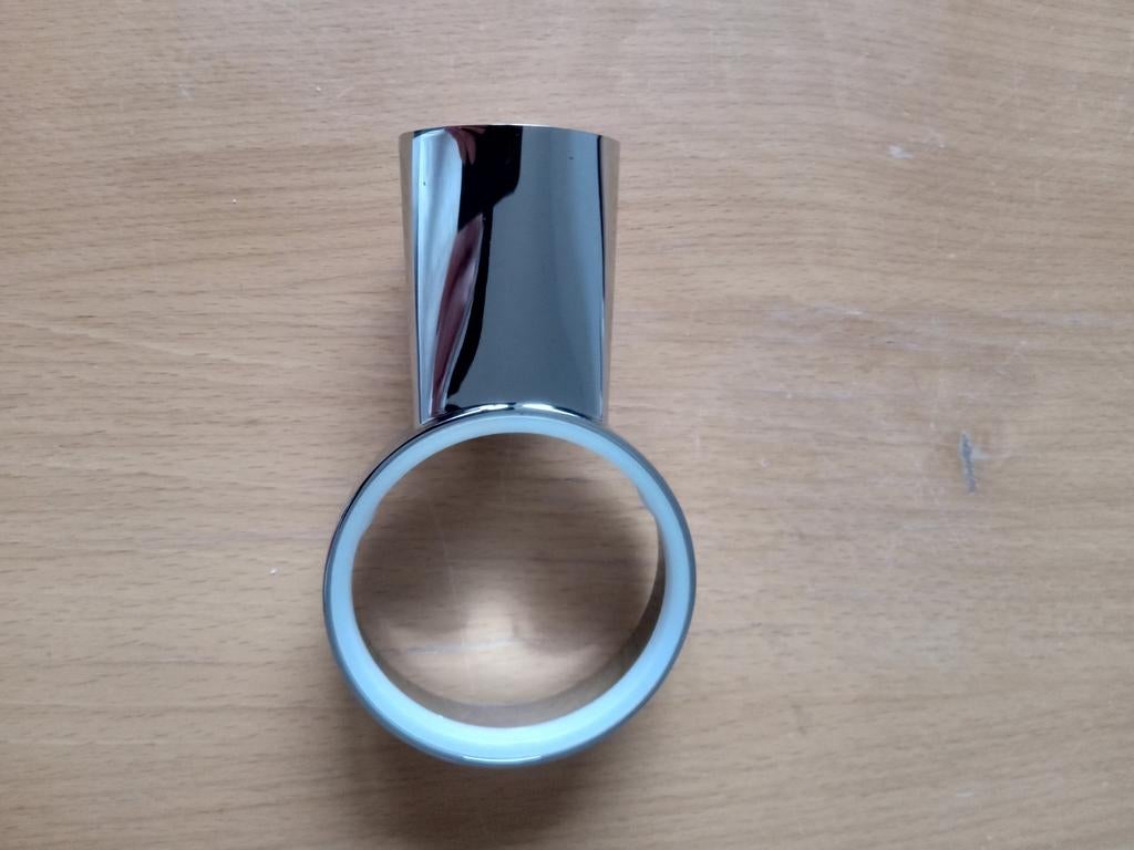 zeephouder Plieger Liberty chroom glas NIEUW, Overige typen, Ophalen of Verzenden, Nieuw, Metaal