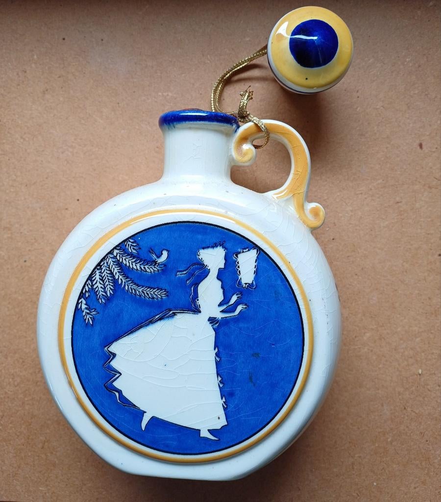 Gekleurd Delfts Aardewerk Kruikje Riem Honig Rijswijk Tilb., Antiek en Kunst, Ophalen