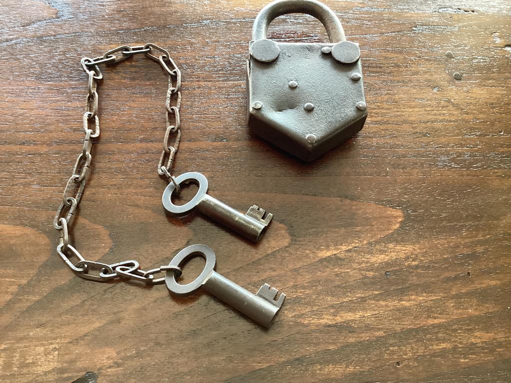 Antiek hangslot, Antiek en Kunst, Curiosa en Brocante, Ophalen
