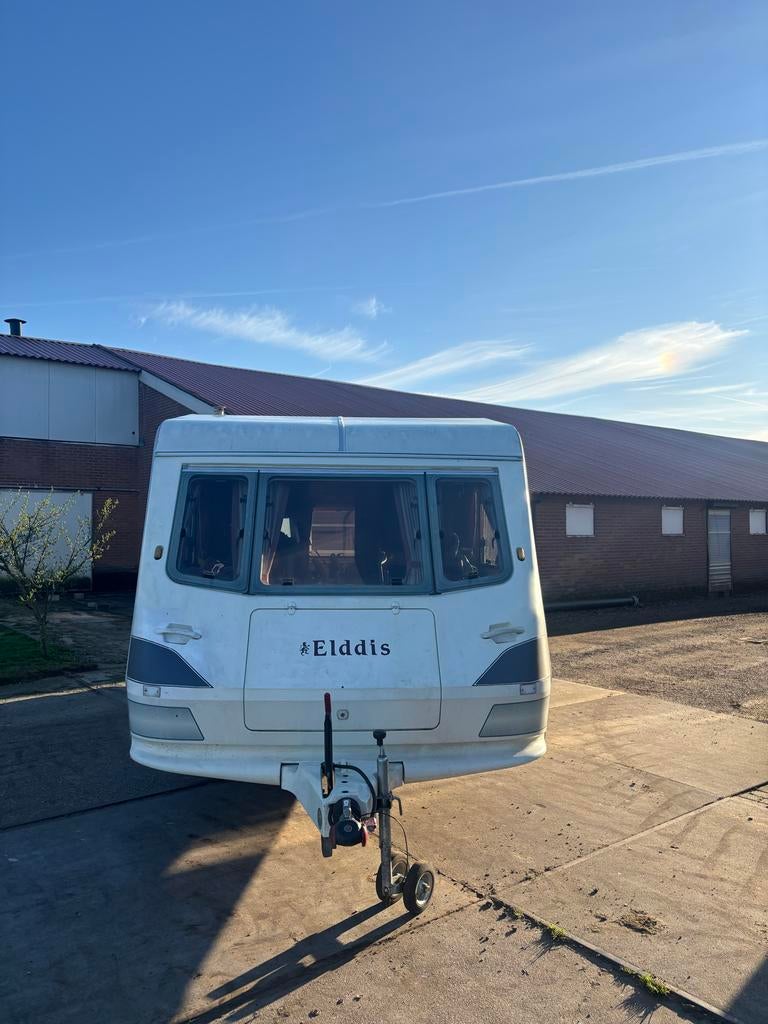 Elddis Hurricane EX300 caravan met voortent en luifel, Standaardzit, Elddis, 75 kg, 750 - 1000 kg