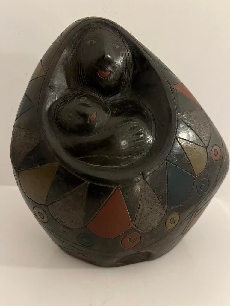 MOTHER &. CHILD. —. PERU., Antiek en Kunst, Ophalen of Verzenden