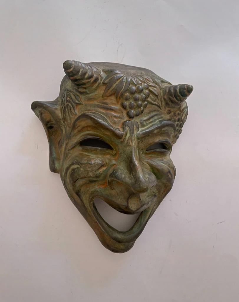 Antiek Theater masker van de Duivel, Ophalen of Verzenden
