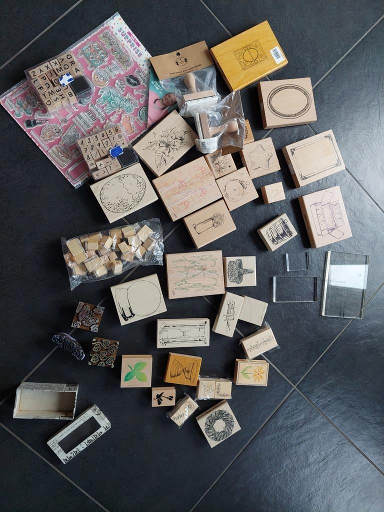 Stempels, nieuw en gebruikt., Ophalen of Verzenden, Gebruikt, Overige typen