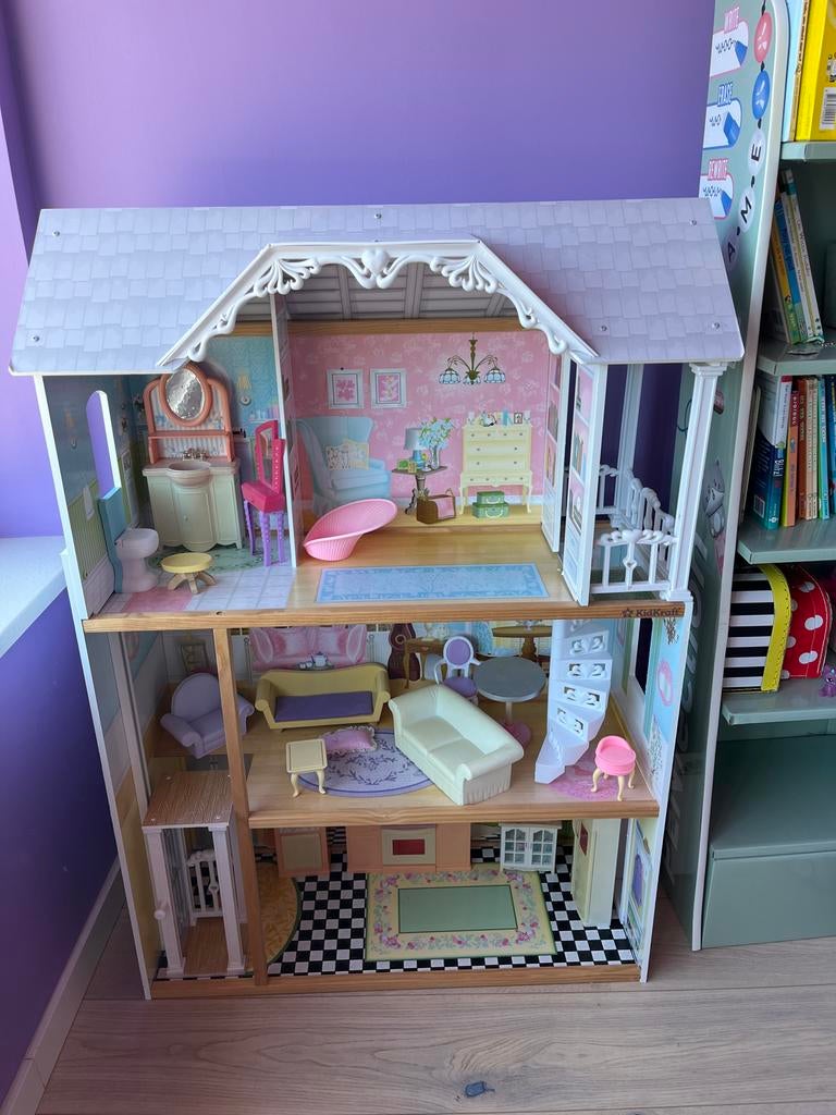 Groot KidKraft Barbiehuis, Ophalen, Gebruikt, Meisje