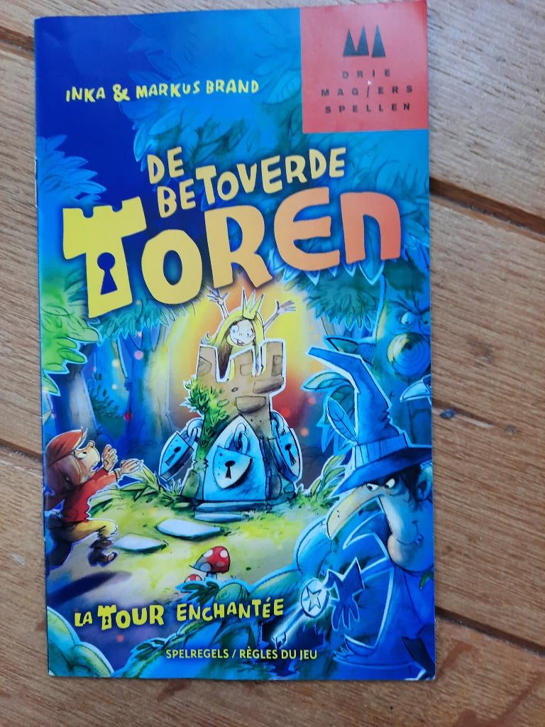 Bordspel - De betoverde toren tin - 5+, Ophalen of Verzenden, Drie Magiers Spellen