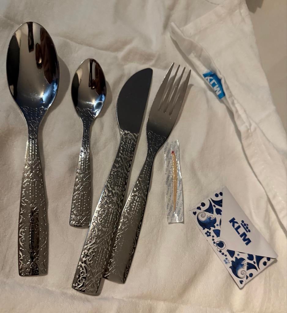 KLM Bestekset Marcel Wanders Business Class Compleet, Ophalen of Verzenden, Zo goed als nieuw