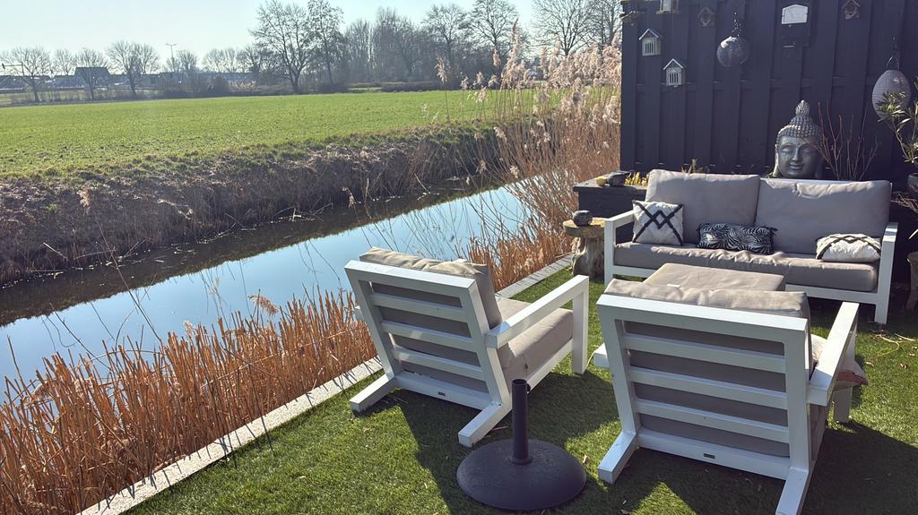 Tuinset life, 4 zitplaatsen, Aluminium, Ophalen of Verzenden, Zo goed als nieuw