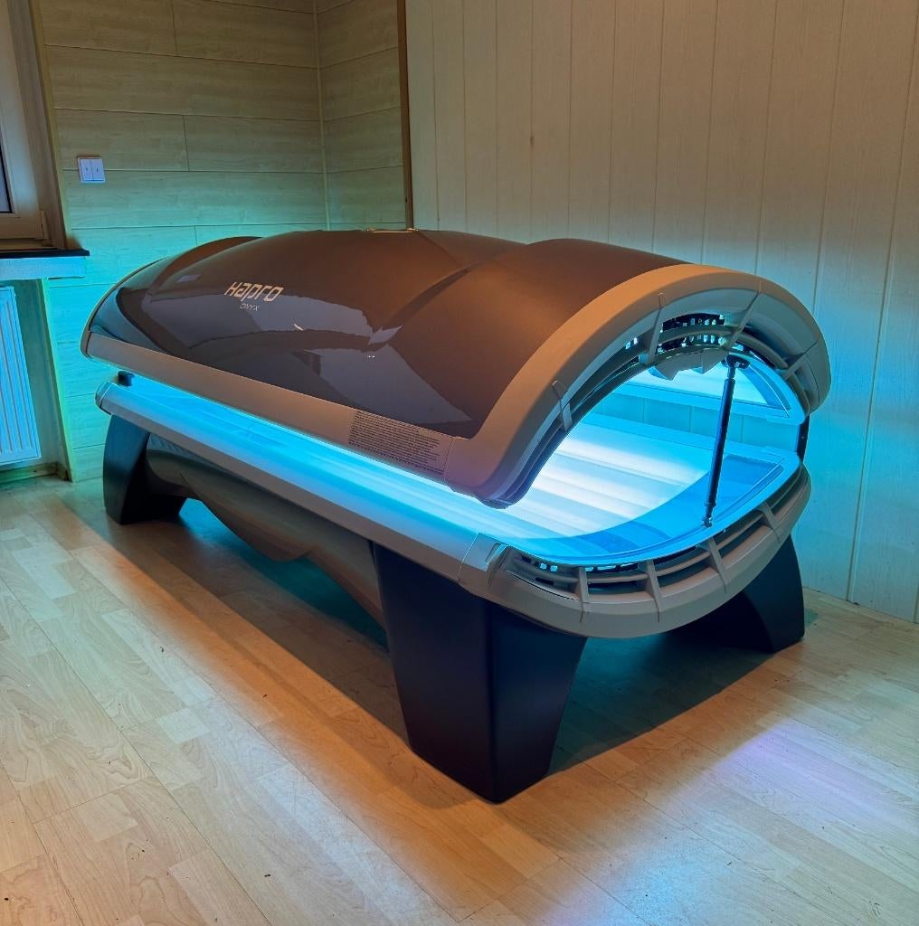 Hapro Onyx 26/1 Brons Zonnebank + 1 jaar Garantie, Witgoed en Apparatuur, Zonnebanken en Gezichtsbruiners, Zo goed als nieuw, Zonnebank enkelzijdig