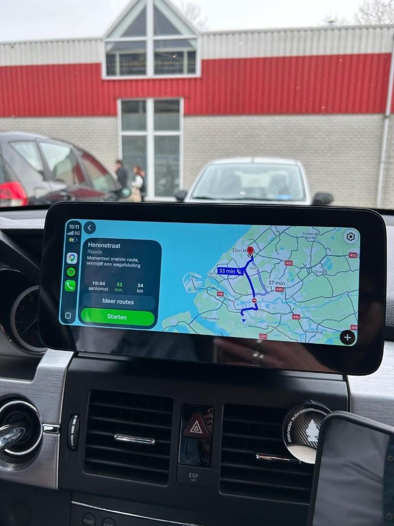 radio navigatie mercedes glk carkit android 15 carplay usb, Auto diversen, Ophalen of Verzenden, Dynavin, VERKOOP@INBOUWNAVIGATIE.COM