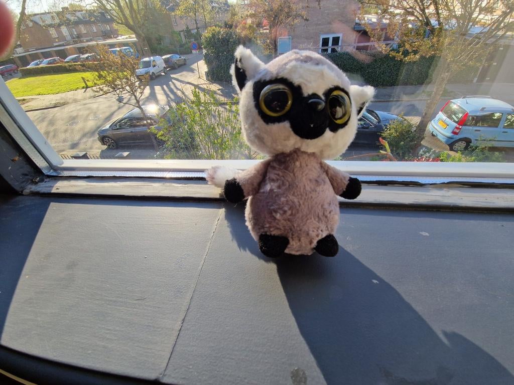 Wasbeer knuffel van yoohoofriends, Overige typen, Grijs, Ophalen of Verzenden, Zo goed als nieuw