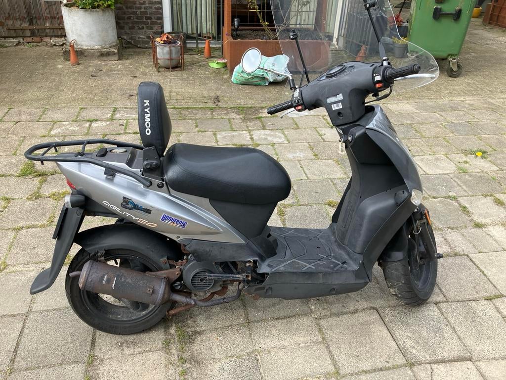 Kymco Agility 50 snorfiets 2011, Fietsen en Brommers, Scooters | Kymco, Ophalen, Gebruikt, Maximaal 25 km/u, Agility