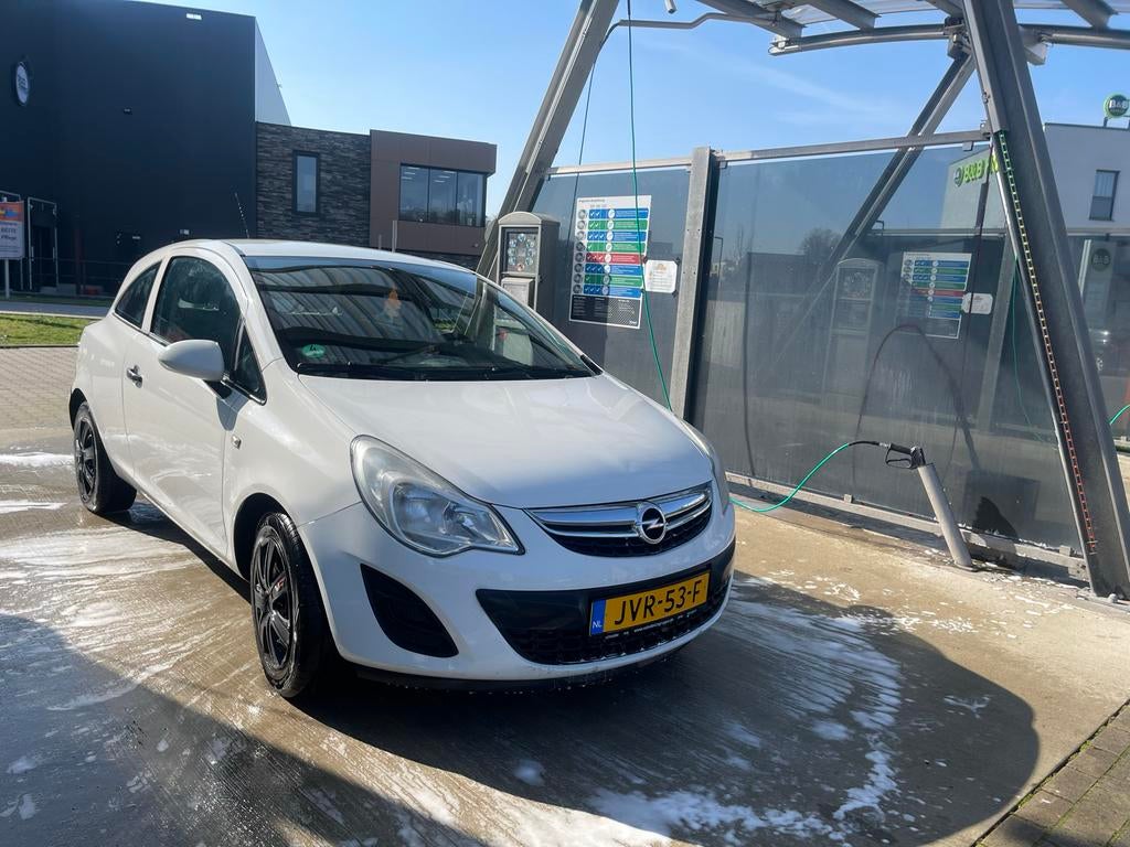 Opel Corsa 1.2 Ecoflex 51KW 3D 2012 Wit, Auto's, Opel, Voorwielaandrijving, 450 kg, 4 cilinders, 1229 cc