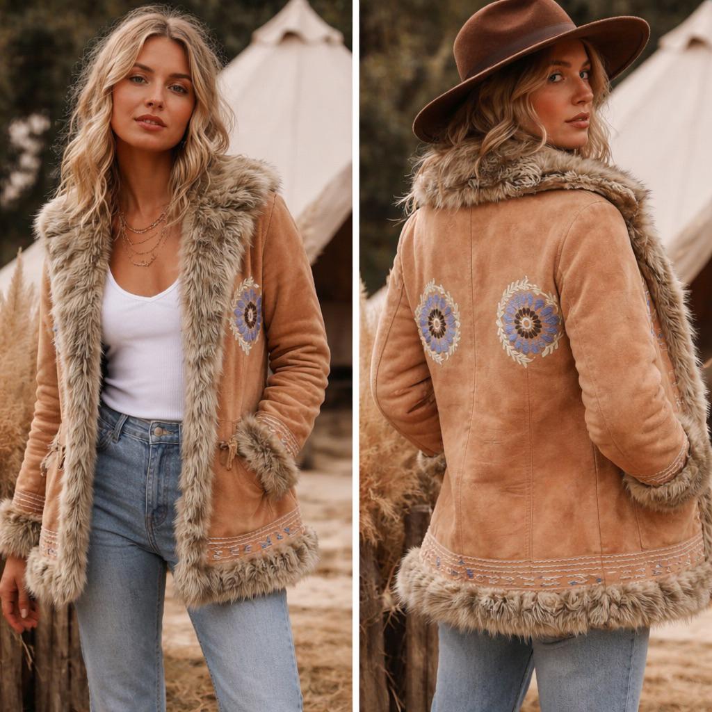 Afghaanse/ penny lane jas, Ophalen of Verzenden, Nieuw, Maat 38/40 (M), Bruin