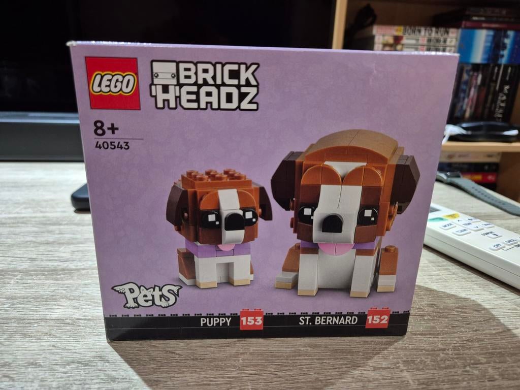 Lego 40543 Brickheadz Puppy & St. Bernard, BrickHeadz, Lego, Compleet, Ophalen of Verzenden