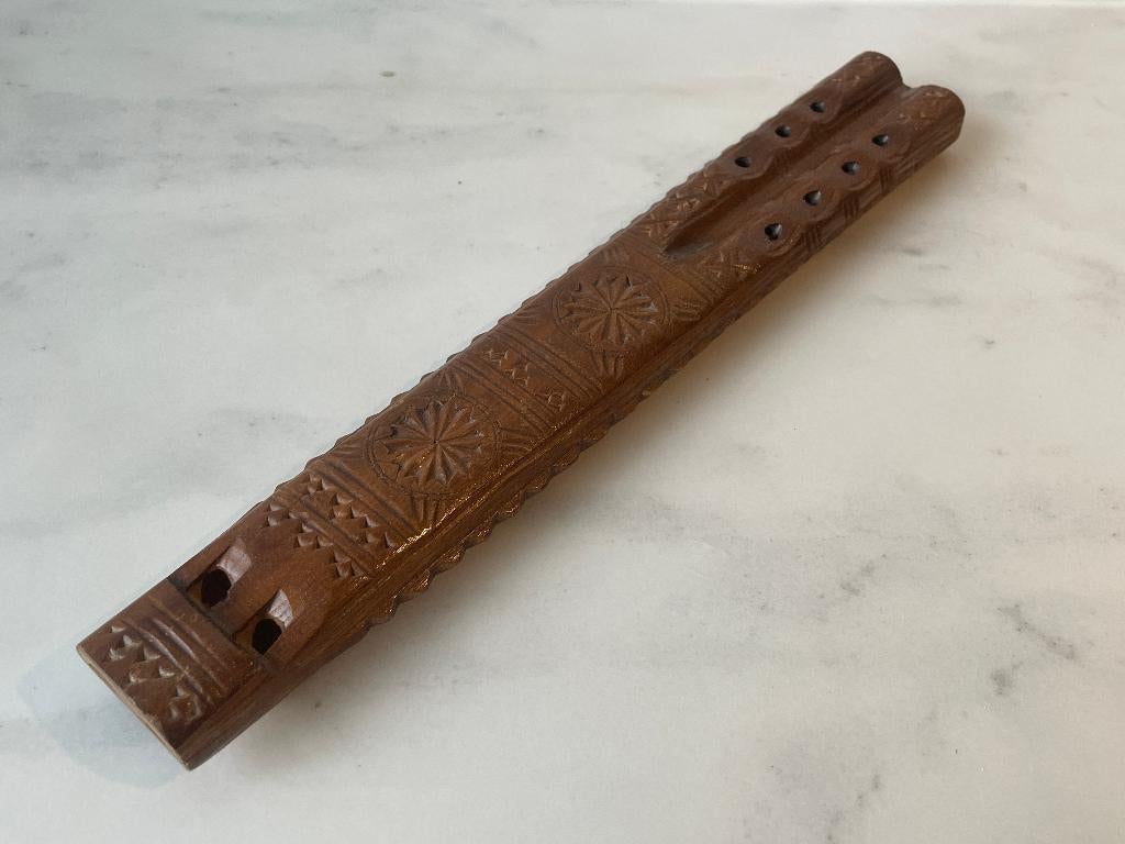 Houten Dvojnice fluit uit Servië / Balkan, Ophalen of Verzenden