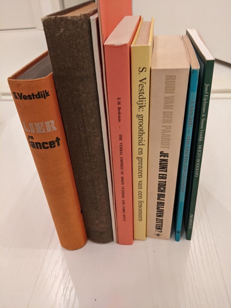 Simon Vestdijk 'Lier en Lancet', 'Gestelsche liederen' +over, Boeken, Literatuur, Gelezen, Ophalen of Verzenden, Nederland, Simon Vestdijk