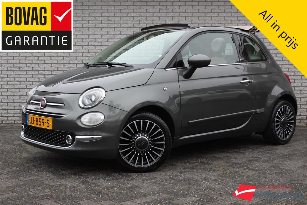 FIAT 500c 0.9 TwinAir Turbo Lounge | Cabrio | Bluetooth | Ai, 945 kg, 12 maanden, Gebruikt, Bedrijf