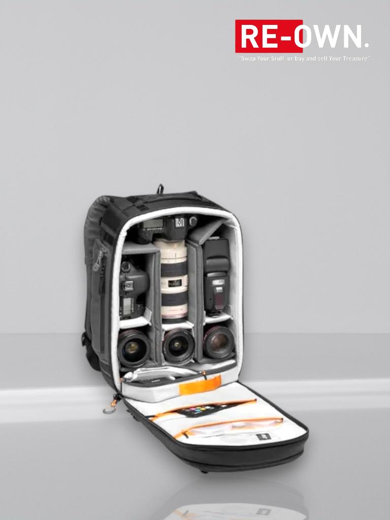 Lowepro Pro Trekker BP 350 AW II grey rugtas / fototas, Audio, Tv en Foto, Fotografie | Fototassen, Rugtas, ., Ophalen of Verzenden