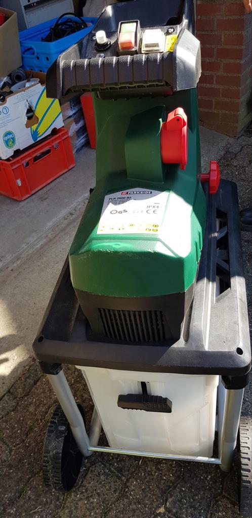 Parkside PLH 2800 B2 Elektrische Stille Hakselaar, Ophalen, Gebruikt, Elektrisch, Met opvangbak