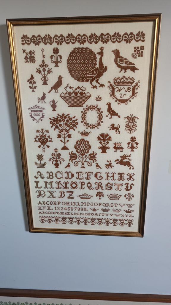 Merklappen ingelijst, Ophalen, Zo goed als nieuw, Overige typen