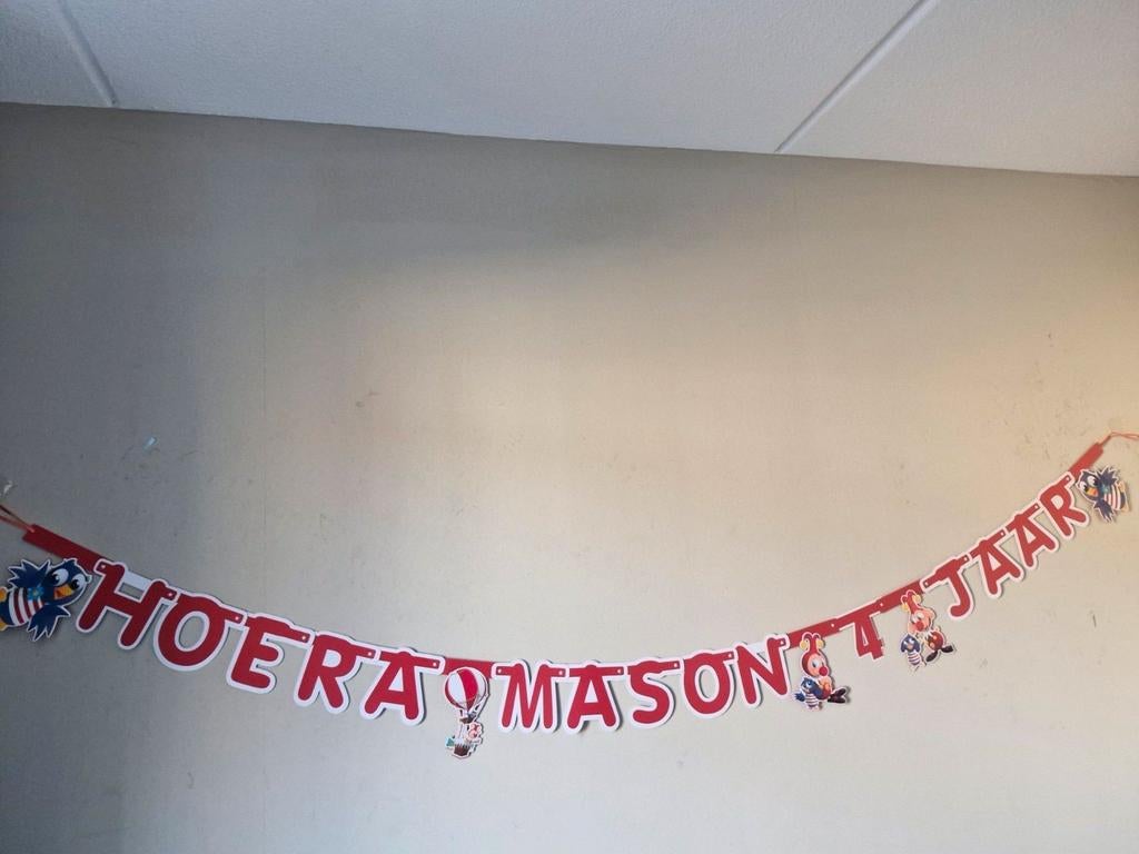 Jokie en jet versiering en traktatie, Ophalen of Verzenden, Nieuw, Versiering, Verjaardag