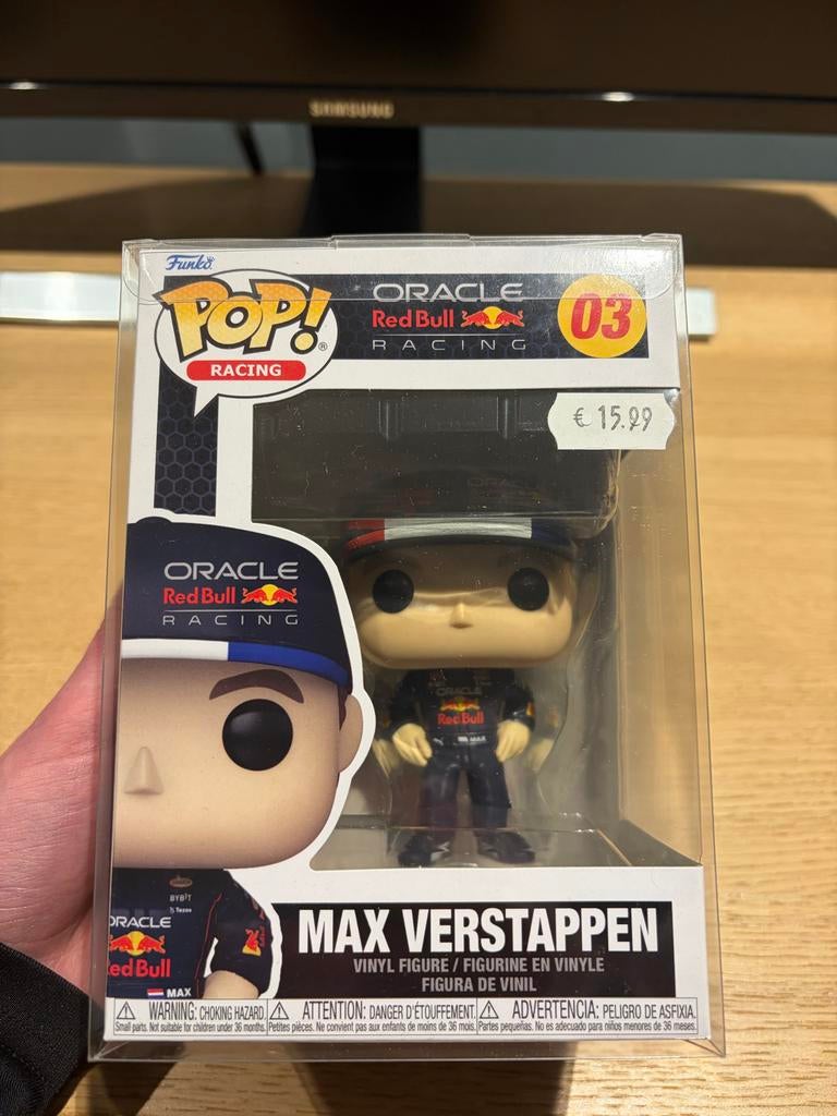 Max Verstappen Funko Pop! #03 Red Bull Racing Formule 1, Ophalen of Verzenden, Nieuw