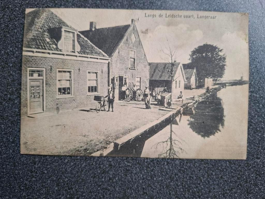 Langeraar langs de Leidschendam vaart 1923, Ophalen of Verzenden, 1920 tot 1940, Gelopen