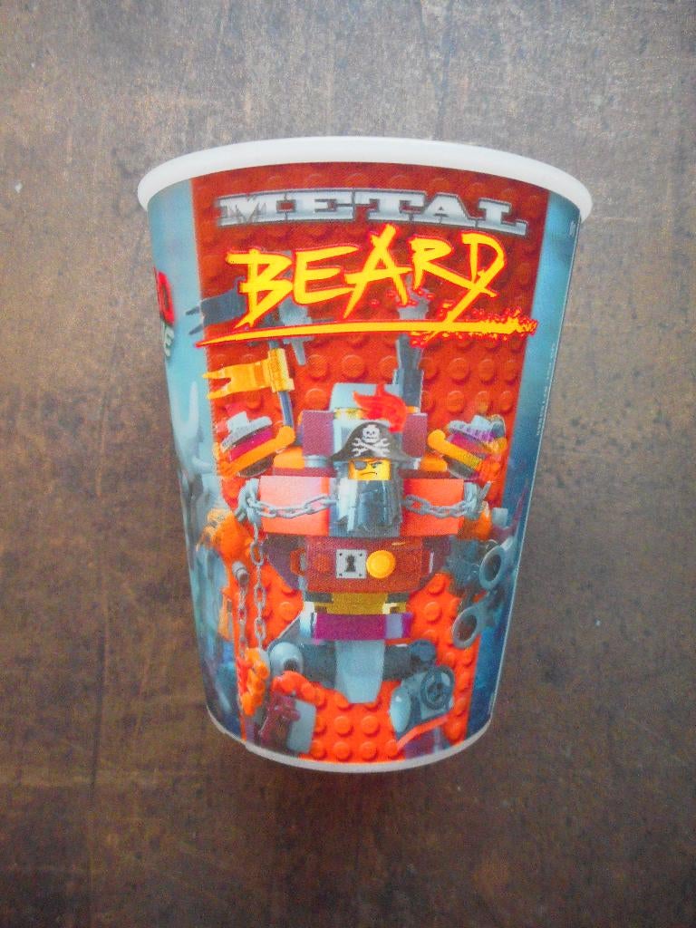 Lego Cup The Lego Movie Metal Beard (zie foto's) 3, Ophalen of Verzenden, Zo goed als nieuw, Lego