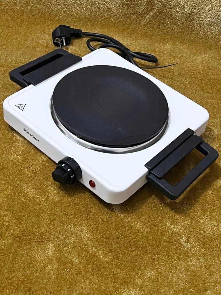 SilverCrest Elektrische Kookplaat 1500W Draagbaar en Compact, Ophalen of Verzenden, Zo goed als nieuw