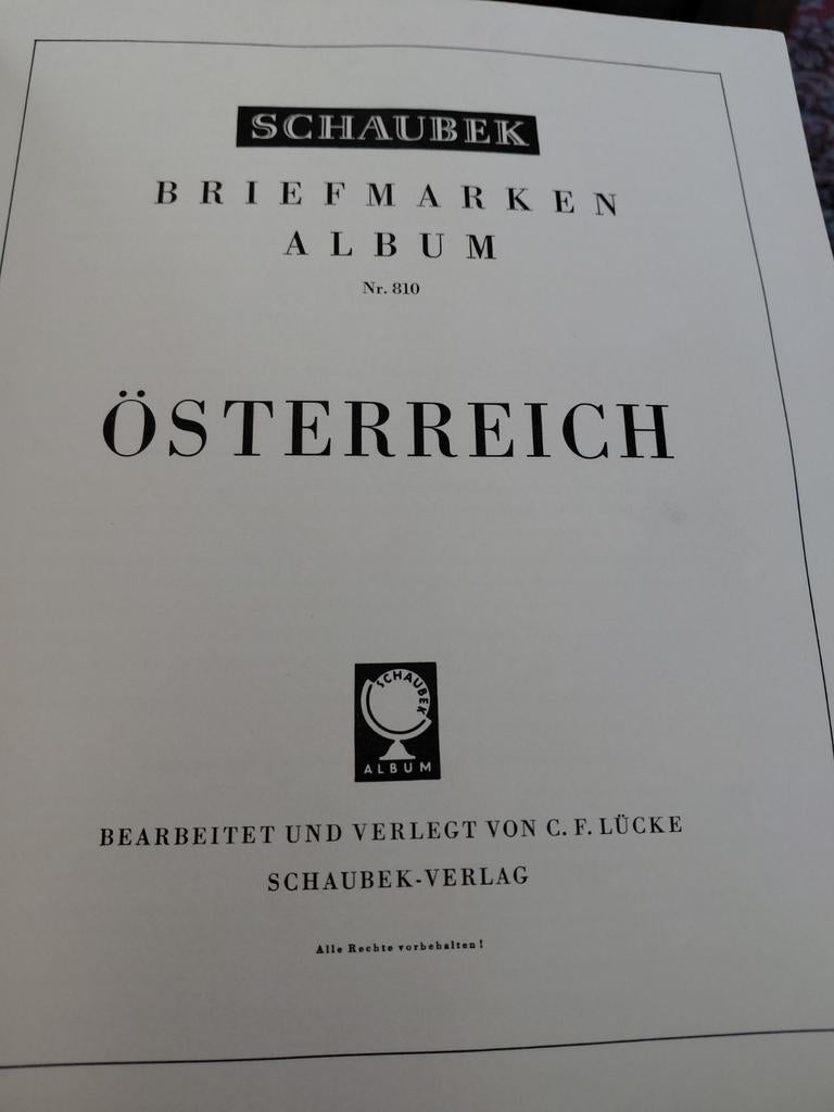 Schaubek Oostenrijk, Ophalen of Verzenden, Buitenland