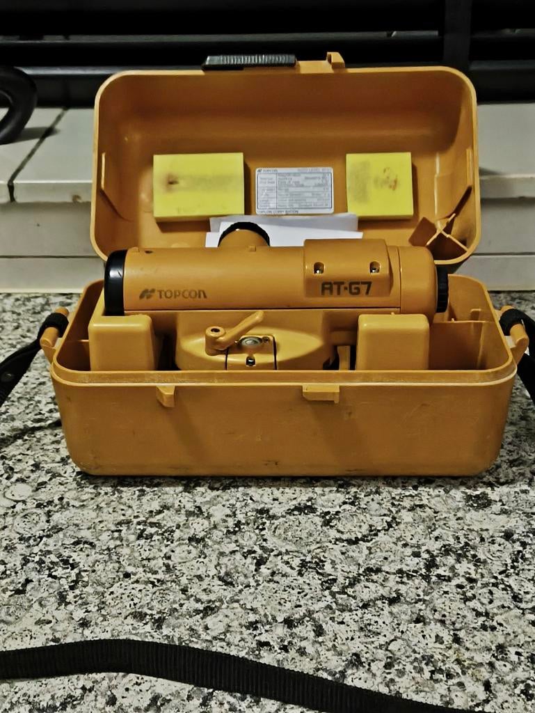 Topcon AT-G7 waterpasinstrument + koffer | zelfnivellerend |, Ophalen of Verzenden