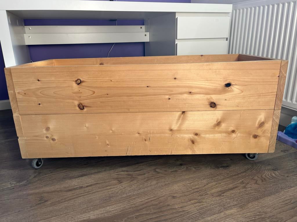 Speelgoed bak op wieltjes, Ophalen, Gebruikt, 100 tot 150 cm, Minder dan 50 cm