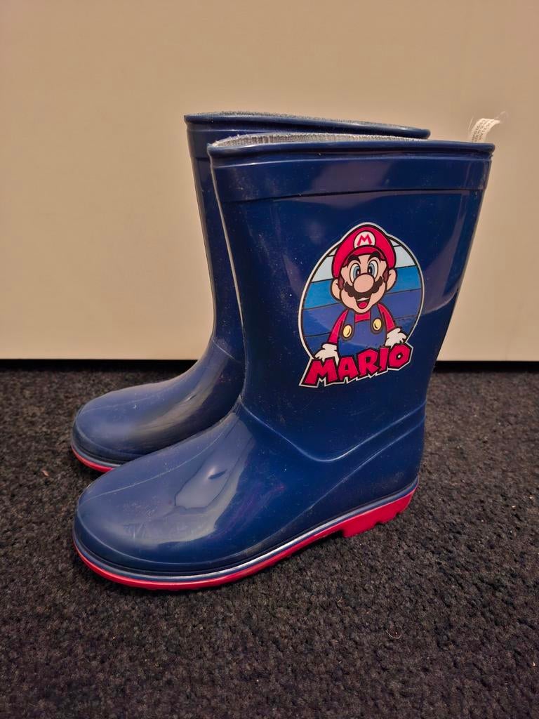 Regenlaarzen Mario maat 30, Jongen of Meisje, Ophalen of Verzenden, Laarzen, Zo goed als nieuw