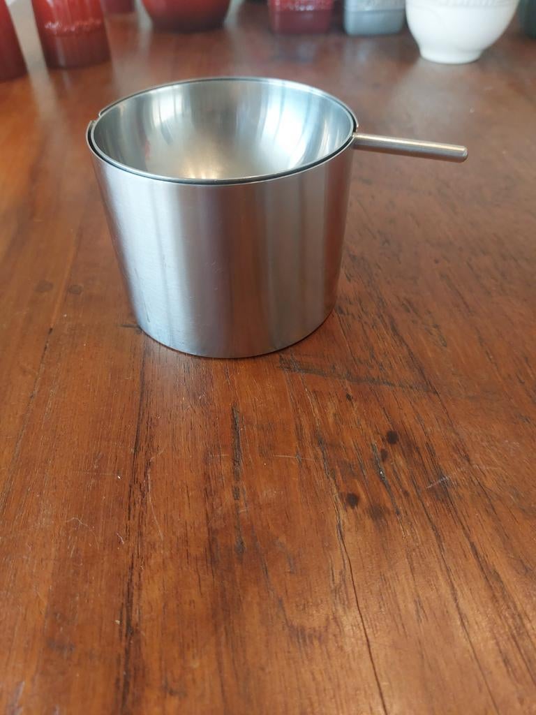 Stelton tuimelasbak groot, Gebruikt, Ophalen of Verzenden, Metaal, Scandinavisch