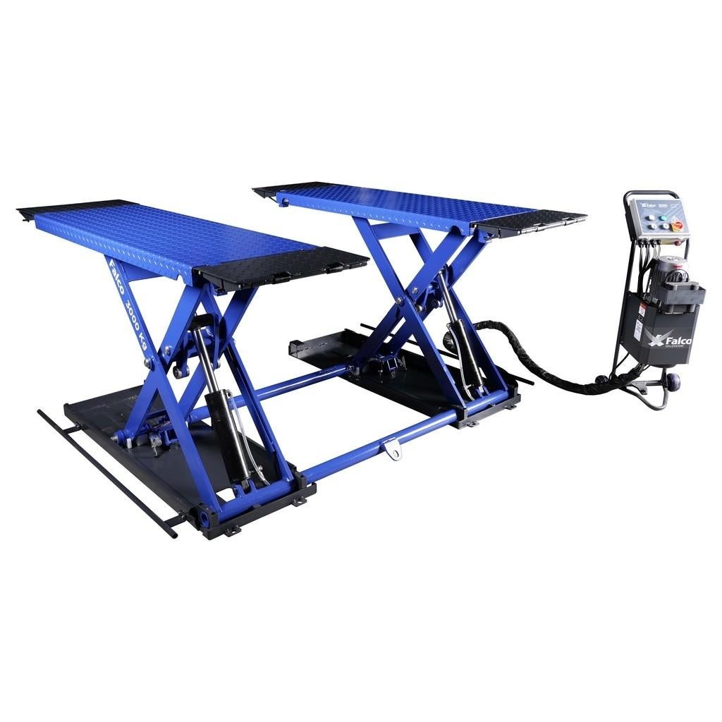 FALCO 230V hefbrug / poetsbrug / heftafel 3000 Kg GRATIS VER, Auto diversen, Autogereedschap, Nieuw, Ophalen of Verzenden