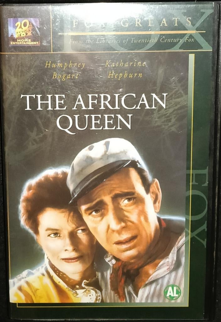 The African Queen vhs, Alle leeftijden, Ophalen of Verzenden, Zo goed als nieuw, Actie en Avontuur