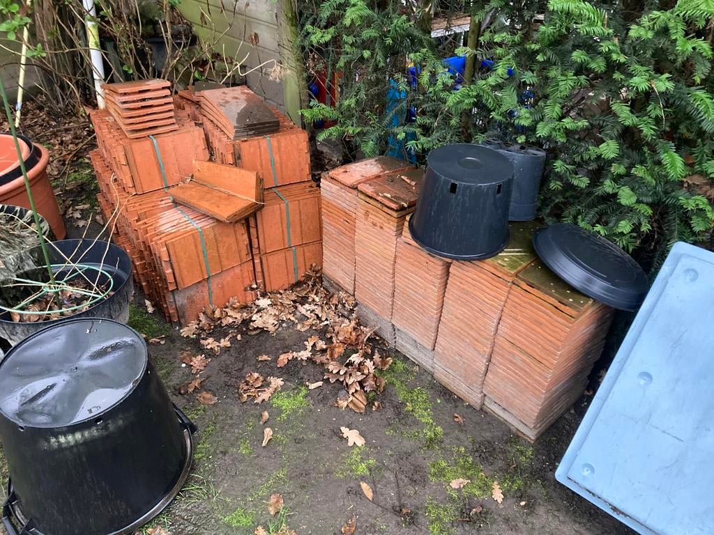 Dakpannen Leipannen Franse tegelpannen, Ophalen, Gebruikt, 5 tot 10 m², Dakpannen