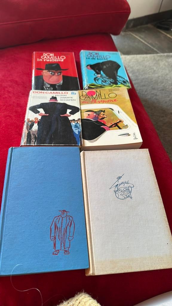 6x Don Camillo met geweldig leuke tekeningen, Ophalen of Verzenden, Zo goed als nieuw