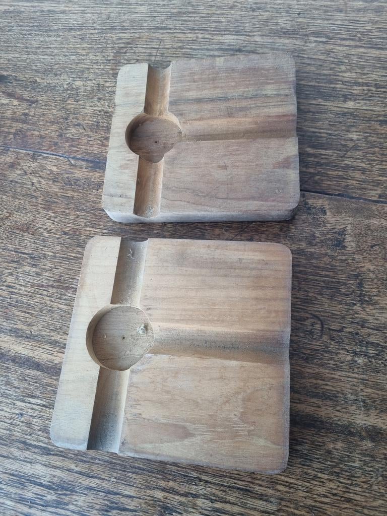 Teakhouten buitenboordmotor houder, Ophalen of Verzenden