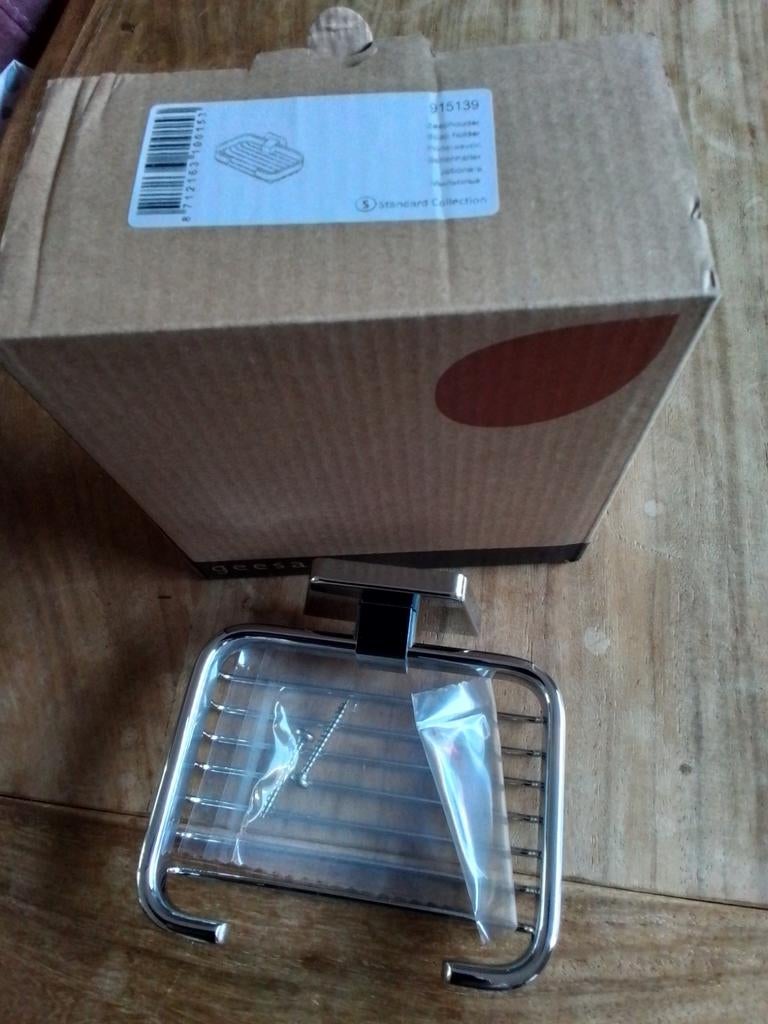 Geesa zeephouder draadmodel chroom, Ophalen of Verzenden, Nieuw, Overige kleuren, Overige typen