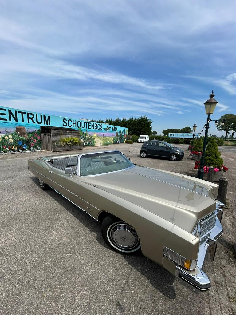 1973 Cadillac Eldorado, Auto's, Overige kleuren, Cabriolet, Particulier, Voorwielaandrijving