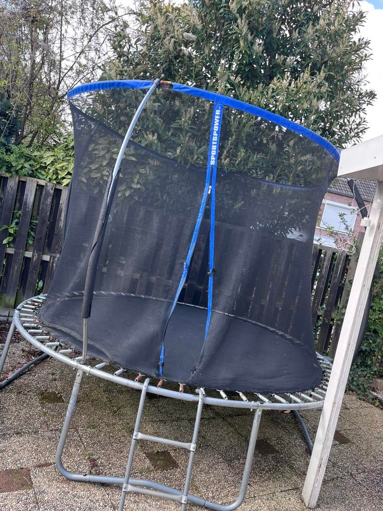 Trampoline groot, Ophalen, Gebruikt