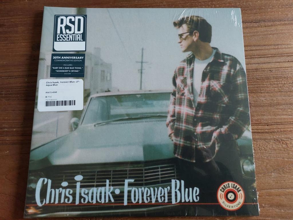 Chris Isaak Forever Blue LP Aqua Blue, Ophalen of Verzenden, Nieuw in verpakking, 12 inch