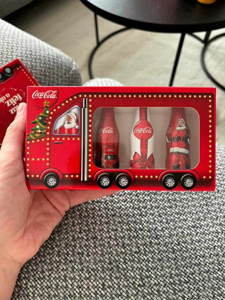 Coca Cola Mini Flesjes Kerst aluminium Limited Edition, Verzamelen, Ophalen of Verzenden, Nieuw, Verpakking