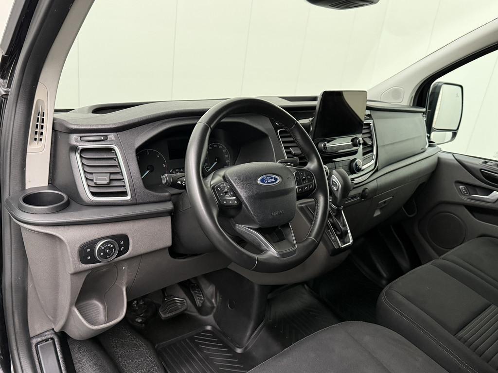 Ford Transit Custom 130PK Automaat Lang Limited | Euro 6 | V, Automaat, Stof, Gebruikt, Blauw