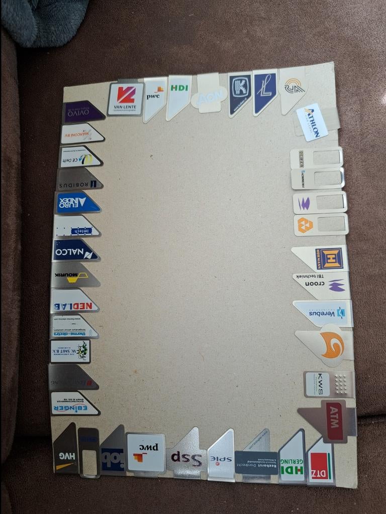 40x paperclip reclame, Verzamelen, Ophalen of Verzenden