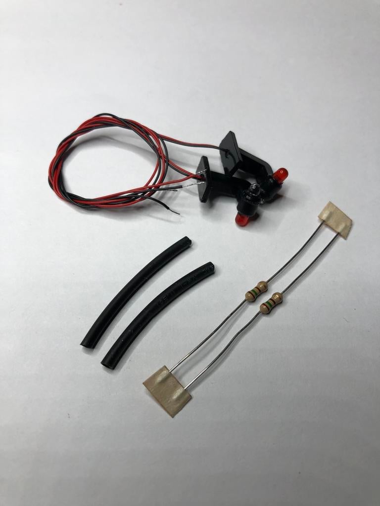 Rubber Breedtelampjes haaks voor Tamiya 1:14 modellen, Ophalen of Verzenden, Nieuw, Schaal 1:14, Onderdeel