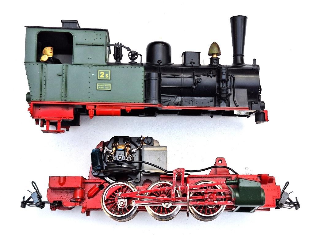 Märklin Minex 3400 stoomloc gebruikt goede staat AC / DC, Gebruikt, Ophalen of Verzenden, Märklin, Gelijkstroom